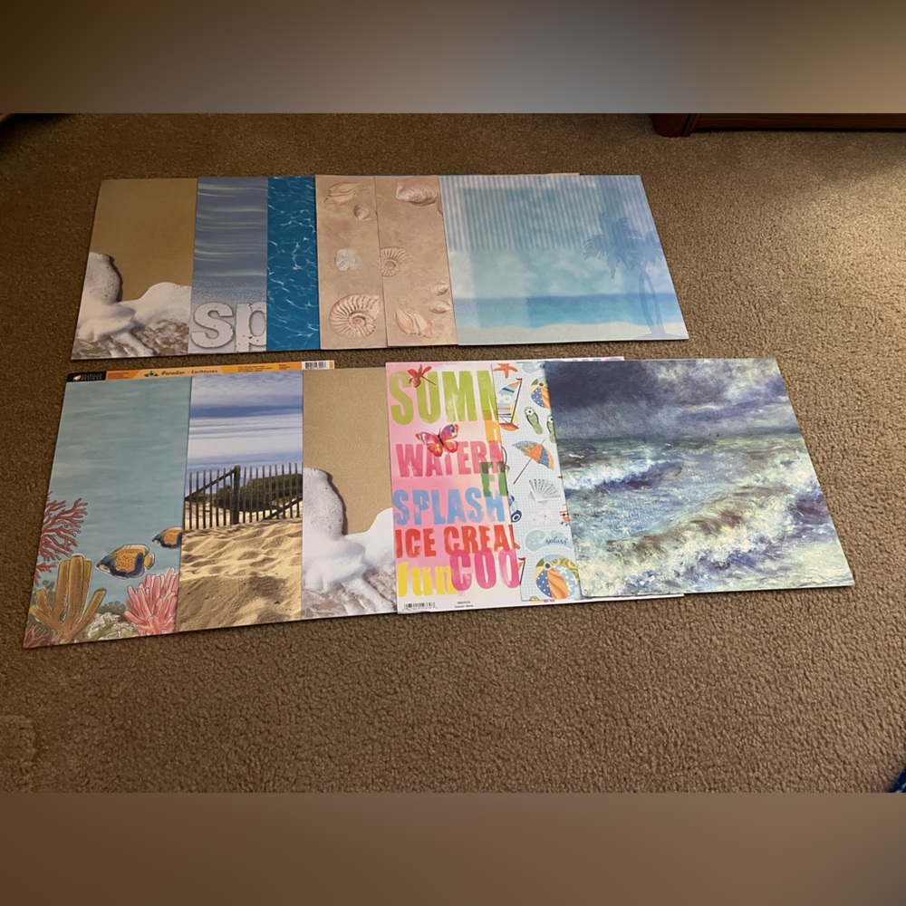 Summer Assorted Scrapbook Paper
